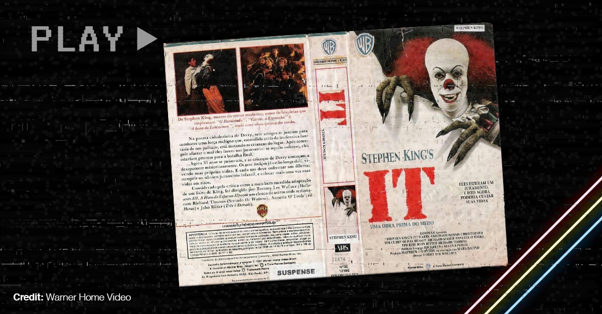 Vhs Cover Of The Stephen King Movie It